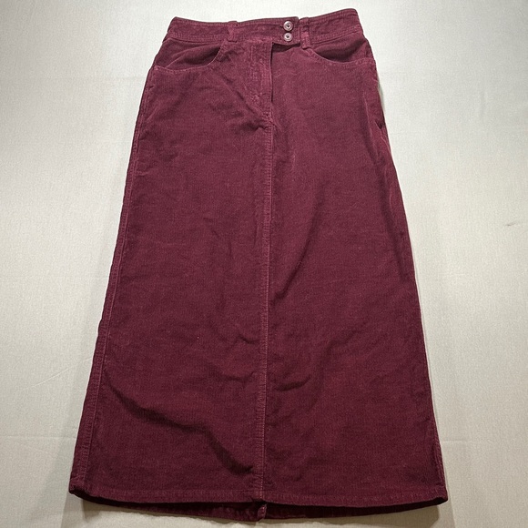Eddie Bauer Corduroy Long Skirt - Womens Size 4 - Picture 1 of 13